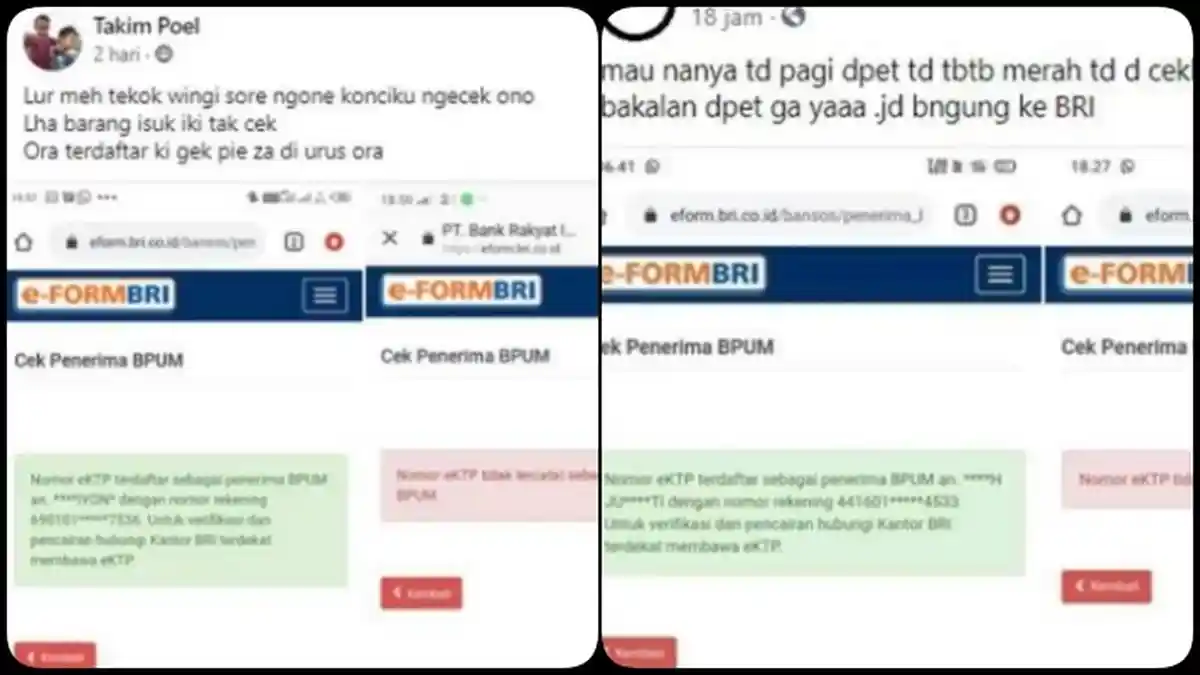 Keluhan BLT UMKM, Pagi Dinyatakan Terima Bantuan UMKM, Sore tak Terdaftar, Tanggapan Kemenkop & BRI