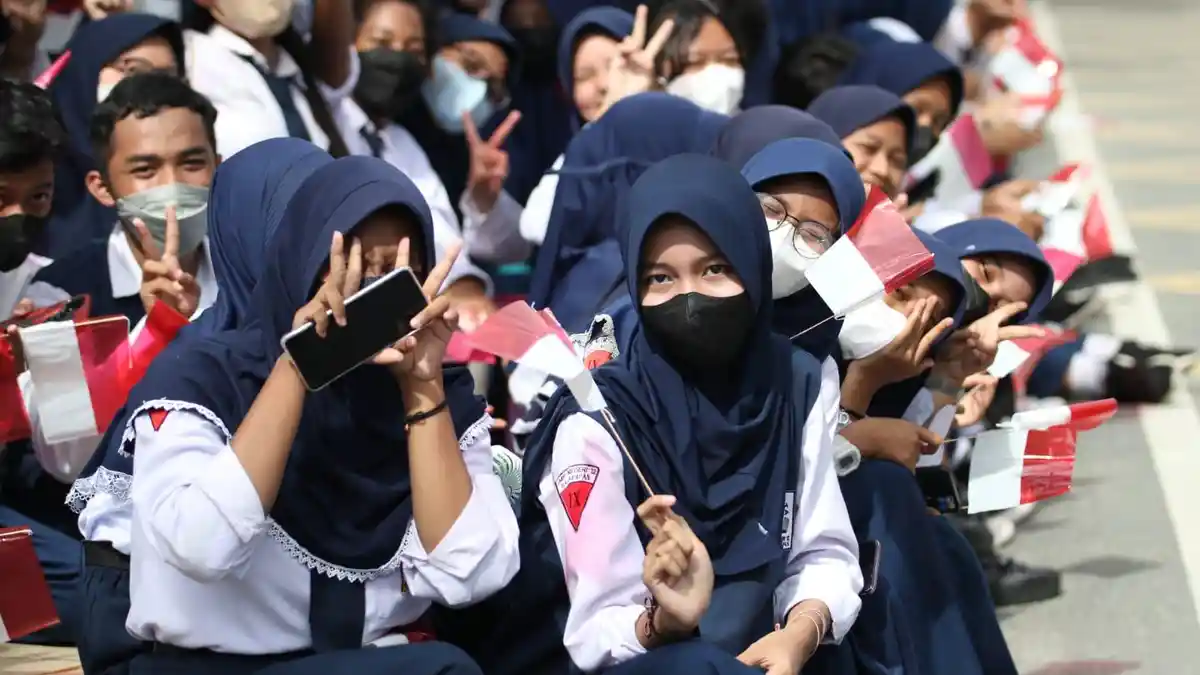 Warga Berteriak Pak Jokowi, Saat Tiba di Beranda IKN Nusantara