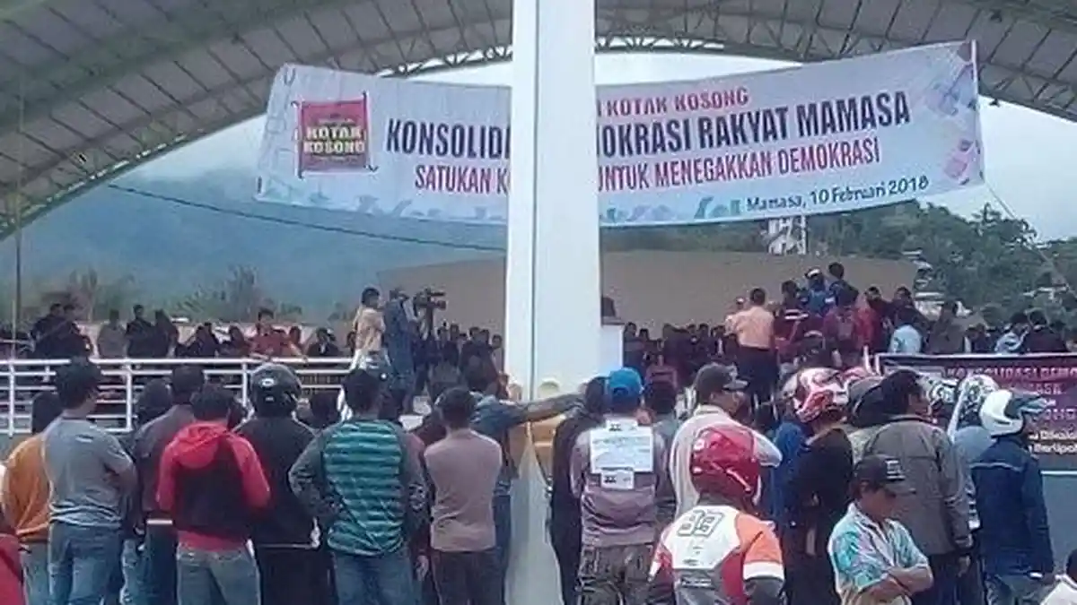 Hanya Satu Calon, David Bambalayuk: Demokrasi di Mamasa Dikebiri