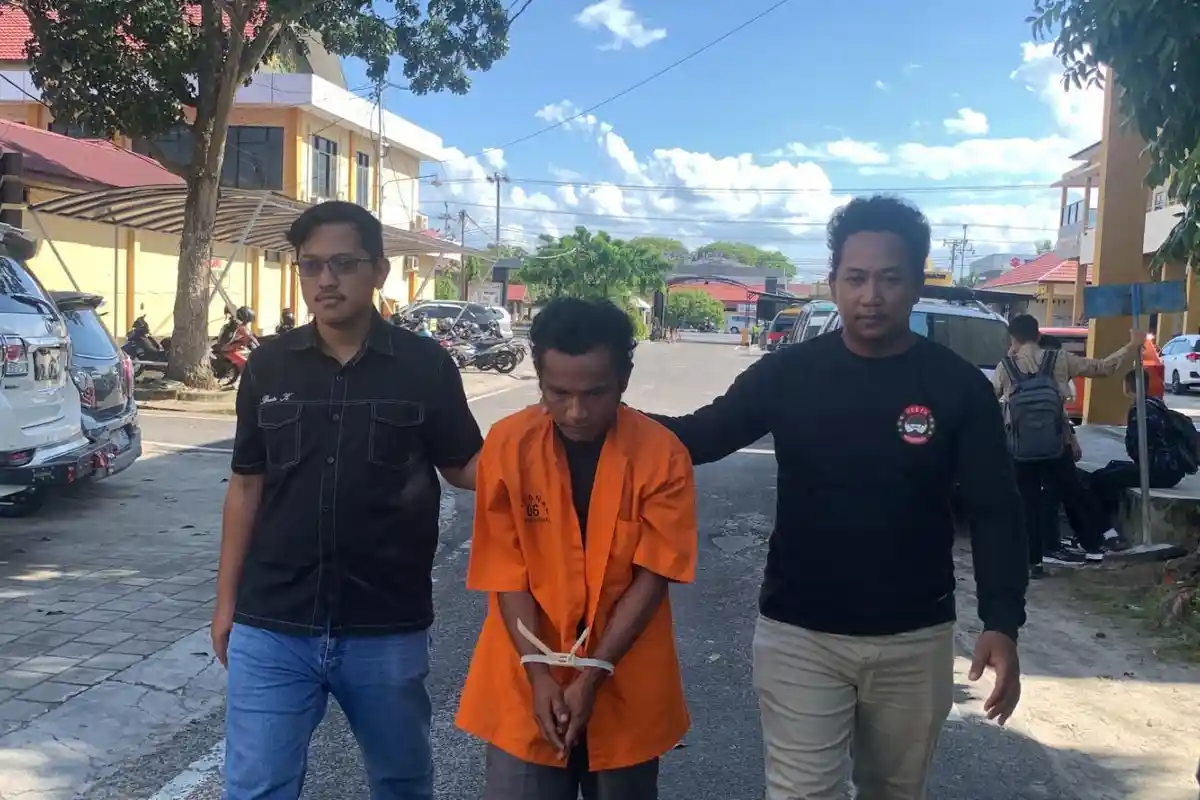 5 Kali Beraksi, Pria 20 Tahun Ditangkap Tim Satreskrim Polresta Palangkaraya Curi Kabel Listrik