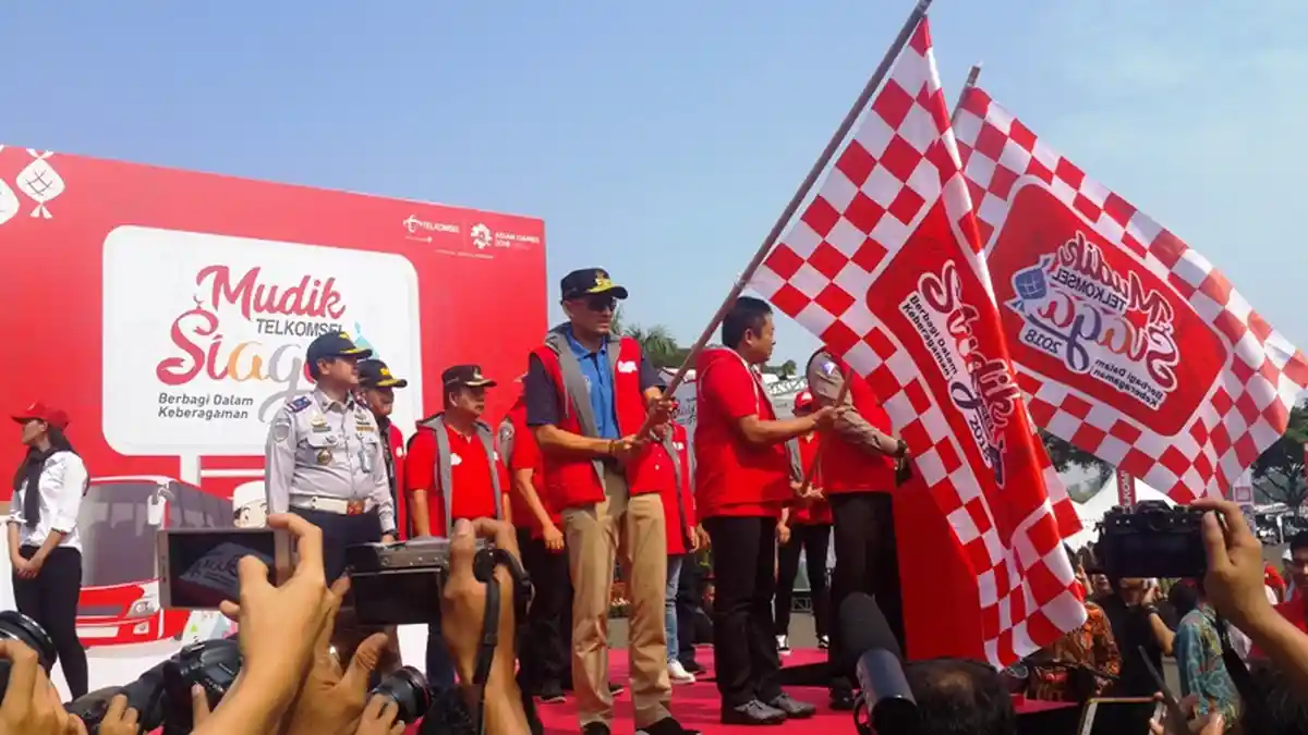 Sandiaga Lepas Mudik Gratis dan Ingatkan Konsep 3A