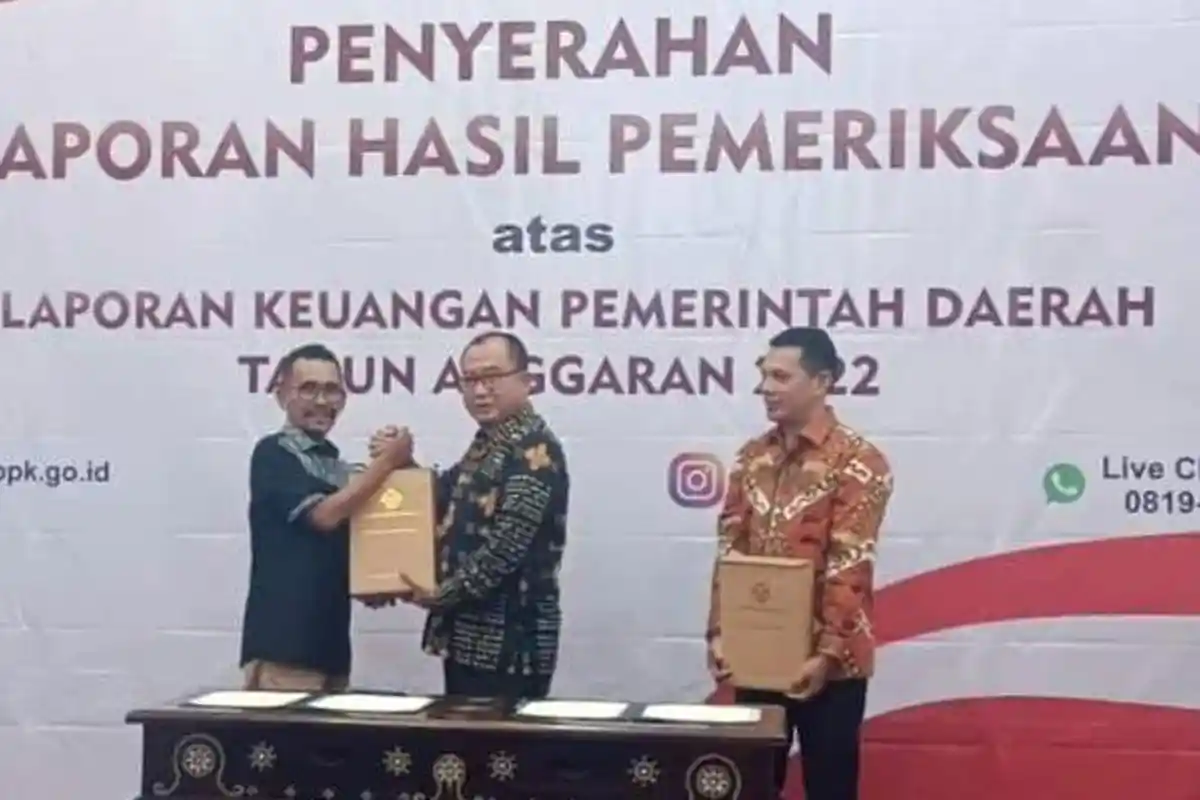 Kota Bima Raih Opini WTP 9 Kali Berturut-turut dari BPK NTB