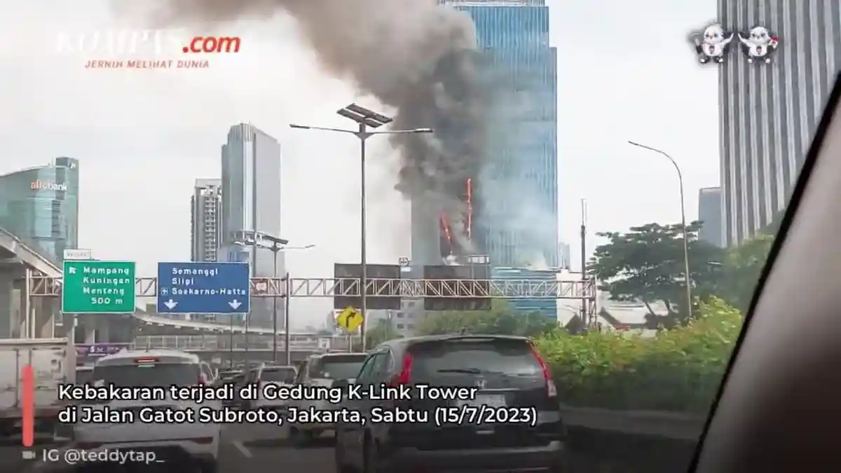 Fakta-fakta Kebakaran di Gedung K-Link, Pengunjung Panik, Alarm Ternyata Tidak Berbunyi