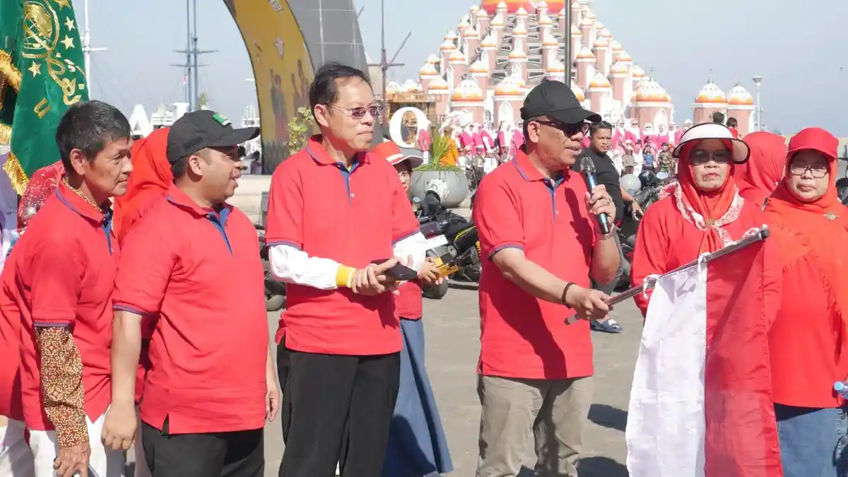 Pantai Losari Jadi Saksi Harmoni Lintas Agama Sambut Kemerdekaan di Makassar