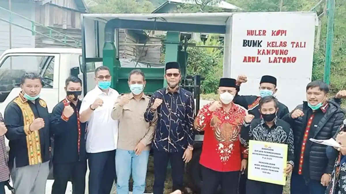 Menteri Pertanian Apresiasi Huler Kopi Berjalan Produk Arul Latong Aceh Tengah