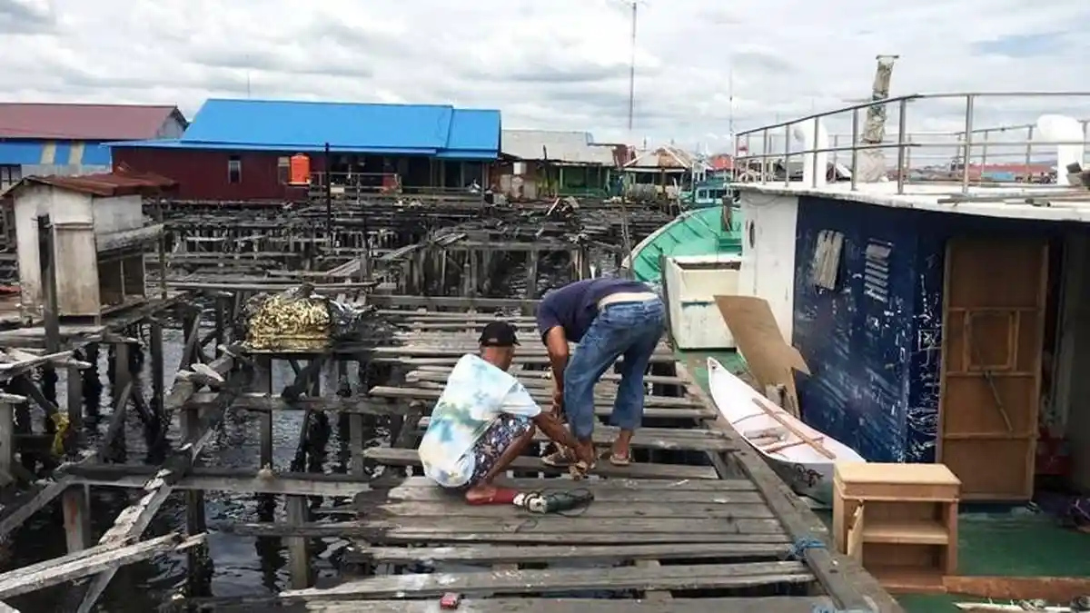 Menengok Jembatan Darurat Prakla Bontang, Bertahun-tahun Pasca Kebakaran Belum Diperbaiki Pemerintah