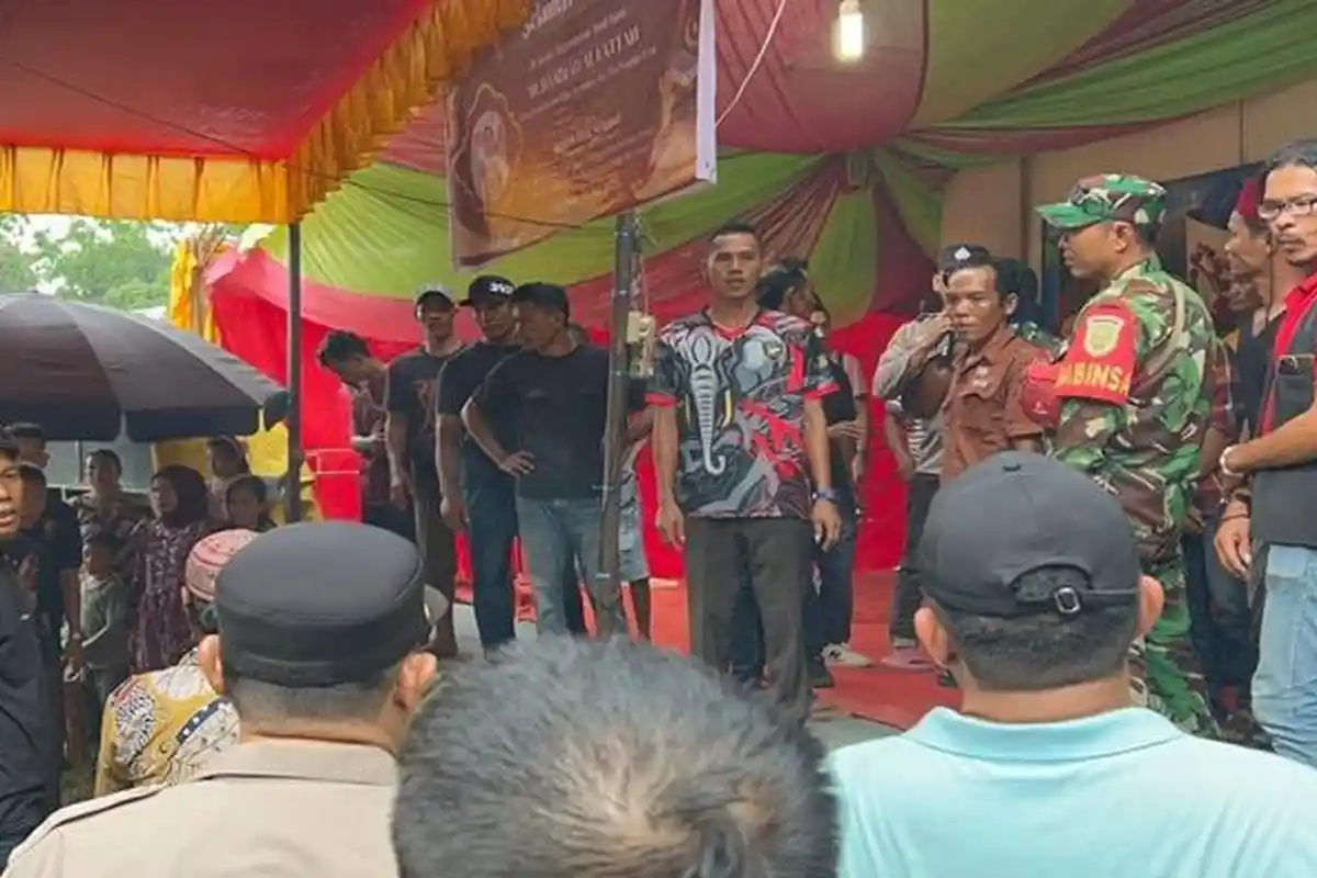 Polisi-TNI Bubarkan Acara Aqiqah Pakai Musik Remix di Ogan Ilir, Puluhan Orang Diperiksa