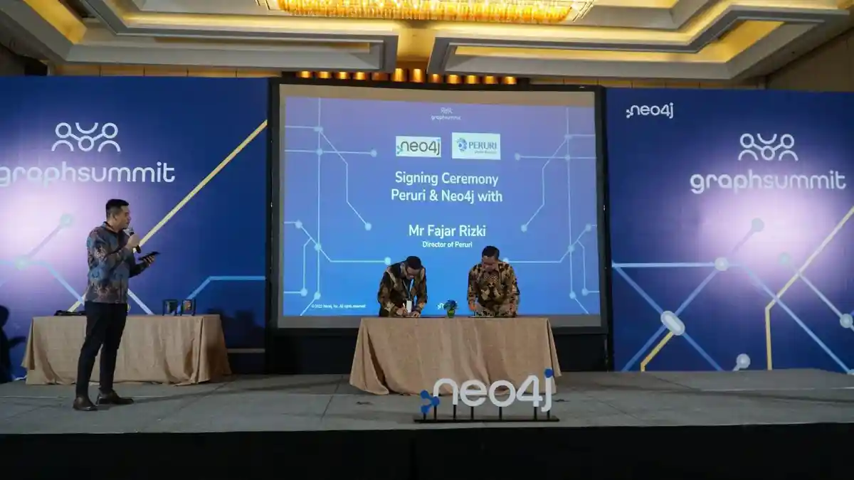 Peruri Raih Penghargaan Sebagai Distributor Graph Analytic Neo4J Indonesia di Graph Summit Jakarta