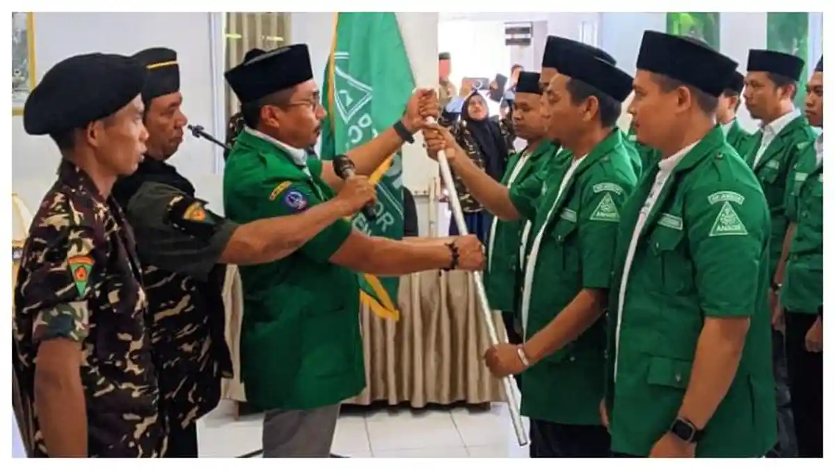 Usai Lantik Sukardi Cs, Ketua Ansor Sulsel Buka Diklat Terpadu Dasar Banser Soppeng