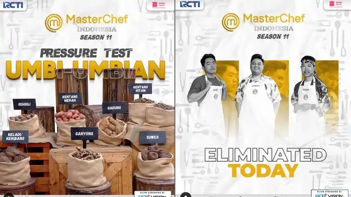 Nick dan Dua Kontestan MasterChef Indonesia 11 Tereliminasi usai Pressure Test