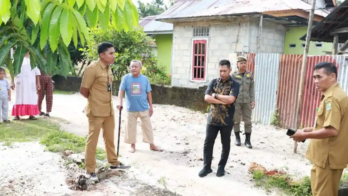 Wabup Lingga Cek Perumahan di Kampung Baru Jadi Langganan Banjir