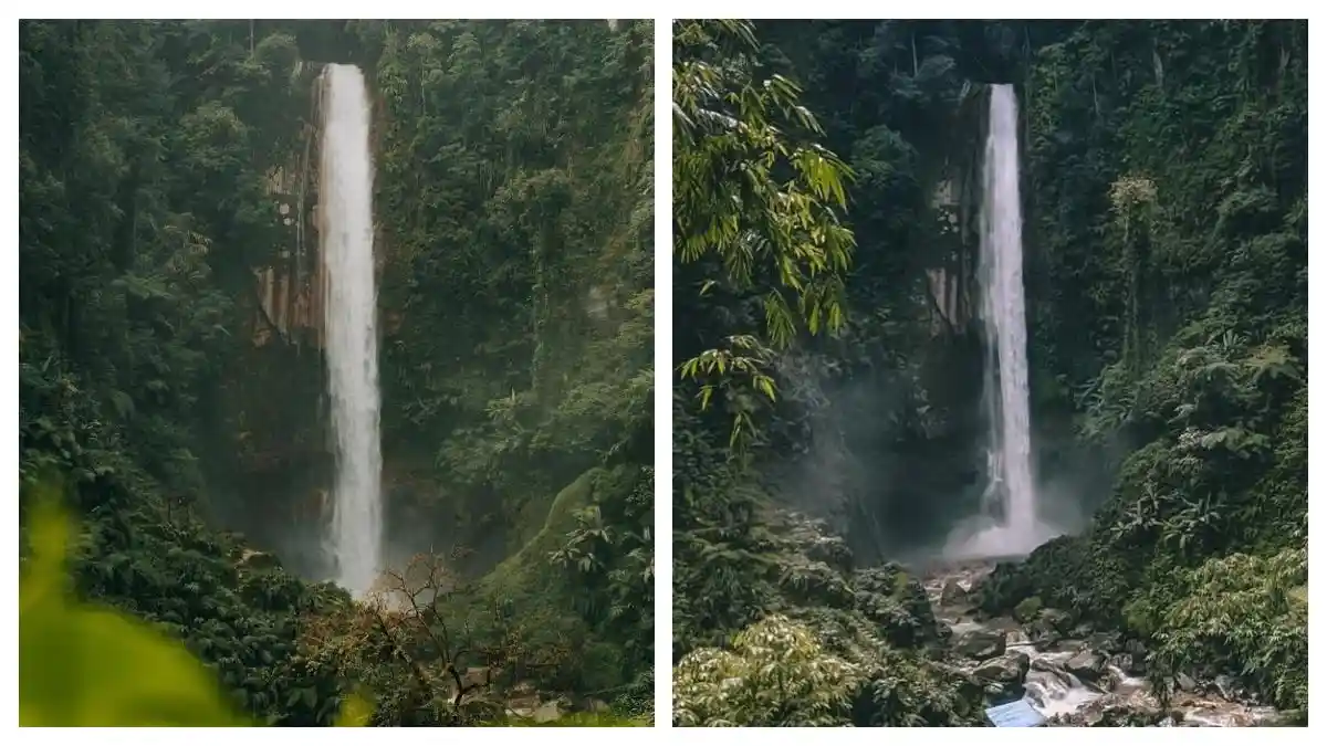 Air Terjun Setinggi 100 Meter di Tengah Hutan Bogor Jawa Barat, Perlu Trekking Sejauh 3 Km