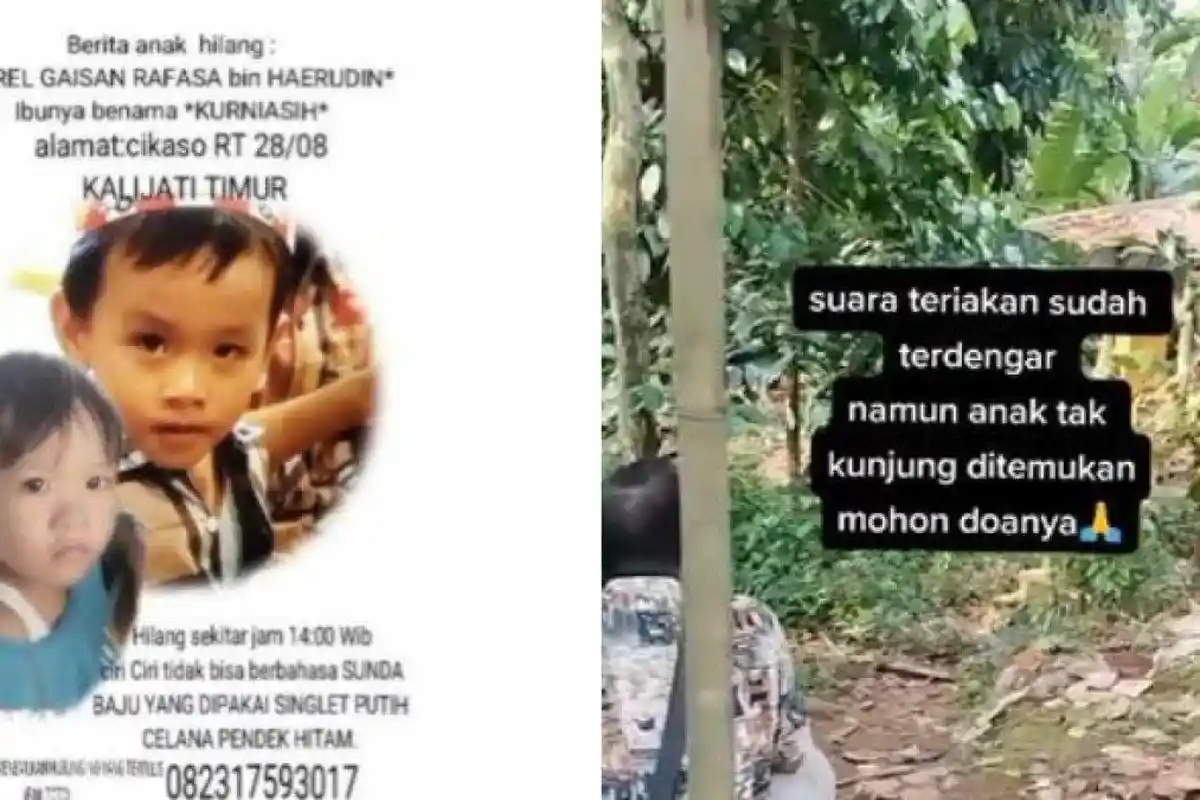 Cek Fakta Suara Tangisan Bocah 3 Tahun yang Hilang Misterius di Subang, Ayah Membantah: Itu Editan