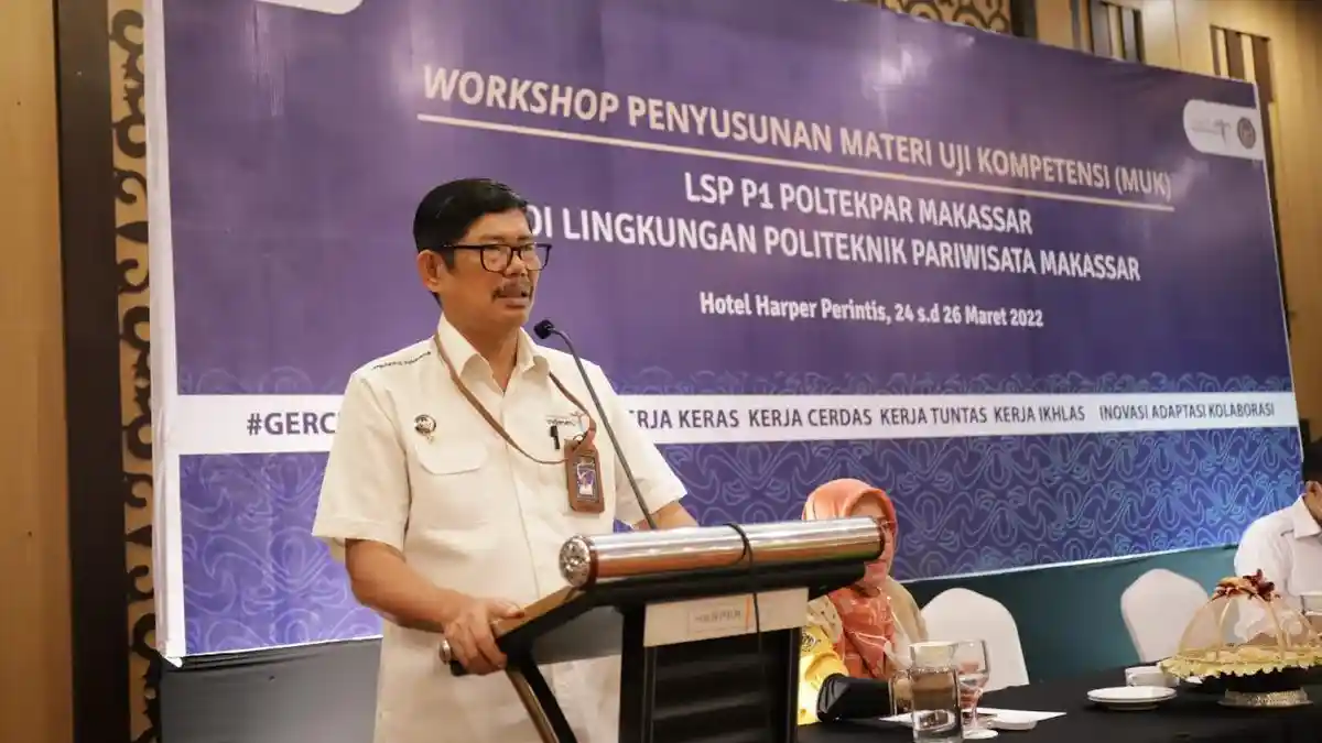 Poltekpar Makassar Gelar Workshop Penyusunan Materi Uji Kompetensi