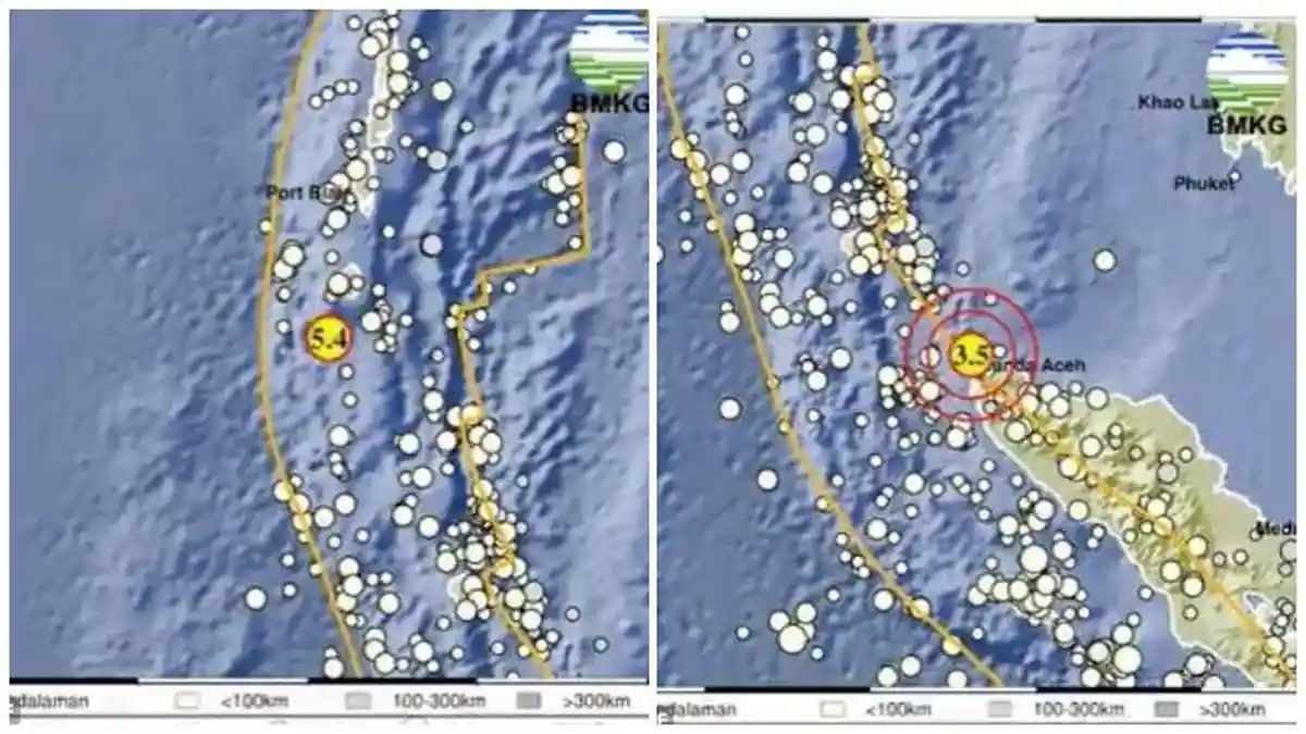 Aceh Sudah 2 Kali Dihantam Gempa Pagi Ini Selasa 2 Agustus 2023, Gempa Pertama Lebih Dahsyat