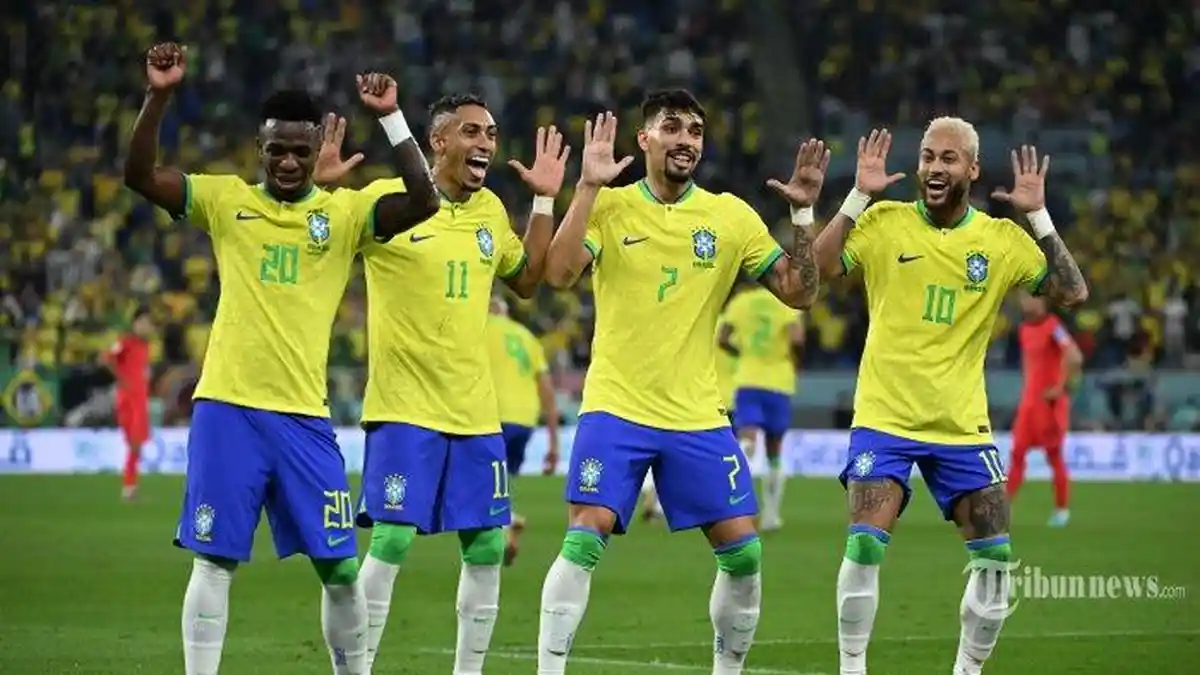 Hasil Brasil vs Guinea, Vinicius Junior Tutup Kemenangan Telak Tim Samba