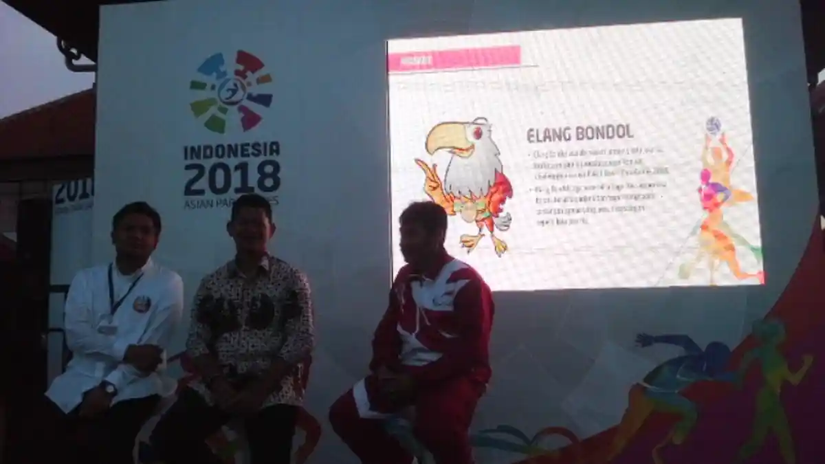 Elang Bondol Si Ulung, Jadi Maskot Resmi Asian Para Games