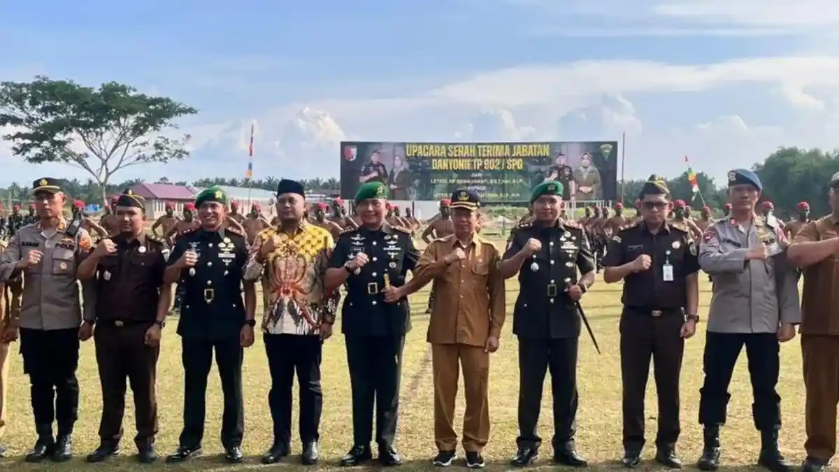 Sertijab Danyonif TP 902/SPG Jadi Simbol Penguatan Sinergi TNI-Polri di Sumut