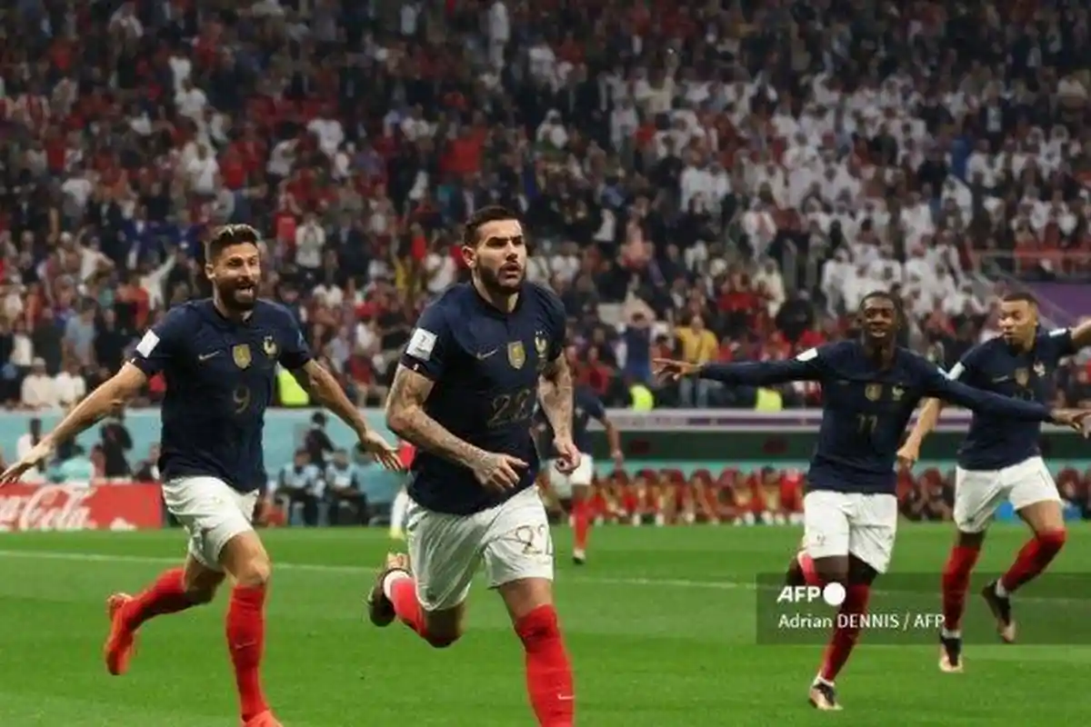 Prancis vs Maroko di Piala Dunia 2022 Berakhir 2-0: Agresif Tak Cukup Buat Maroko Kalahkan Prancis