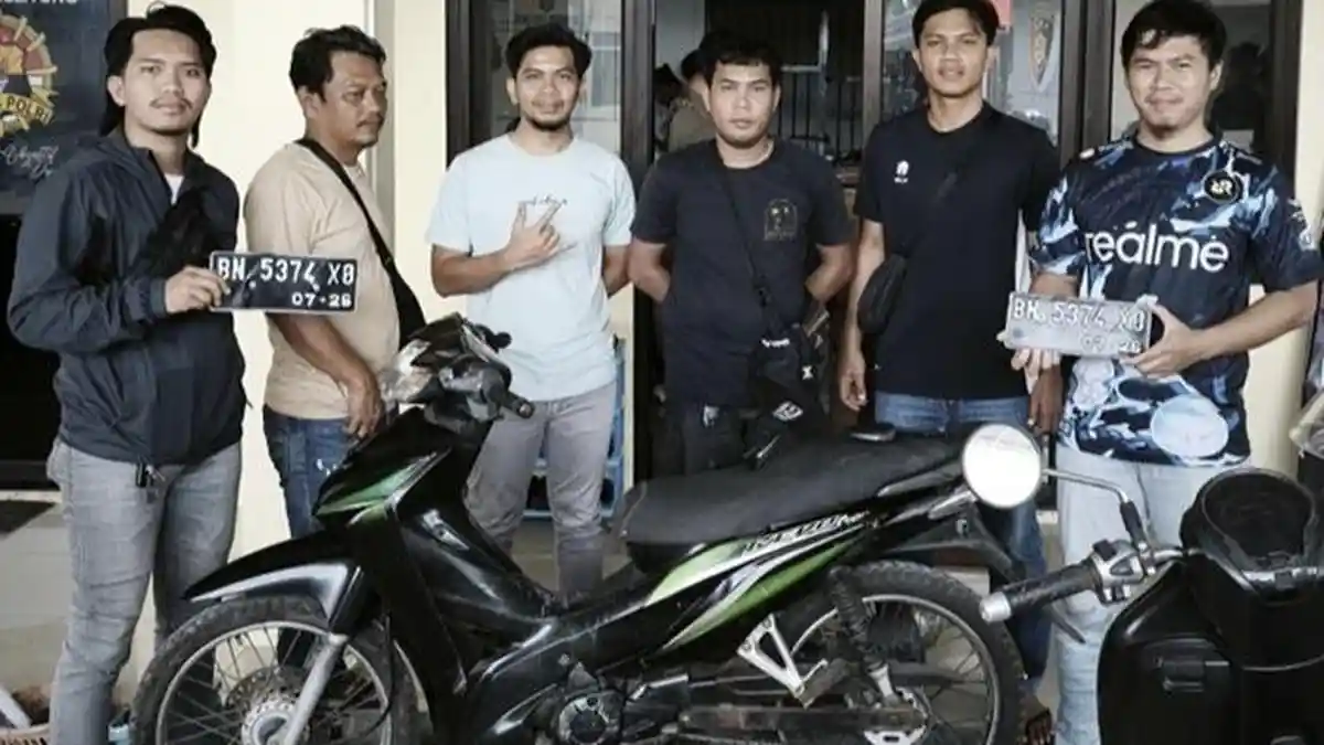 Pelaku Curanmor di Toko Roti Diringkus Buser Satreskrim Polres Belitung