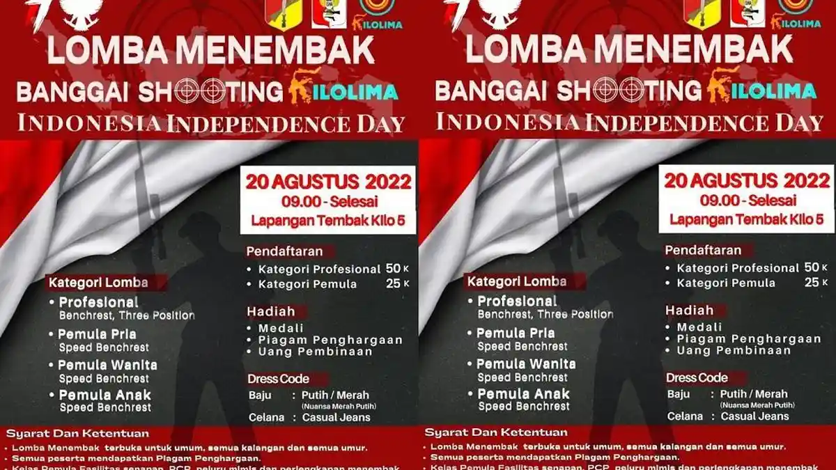 Kodim Luwuk Banggai Gelar Lomba Menembak, Cek Kategorinya