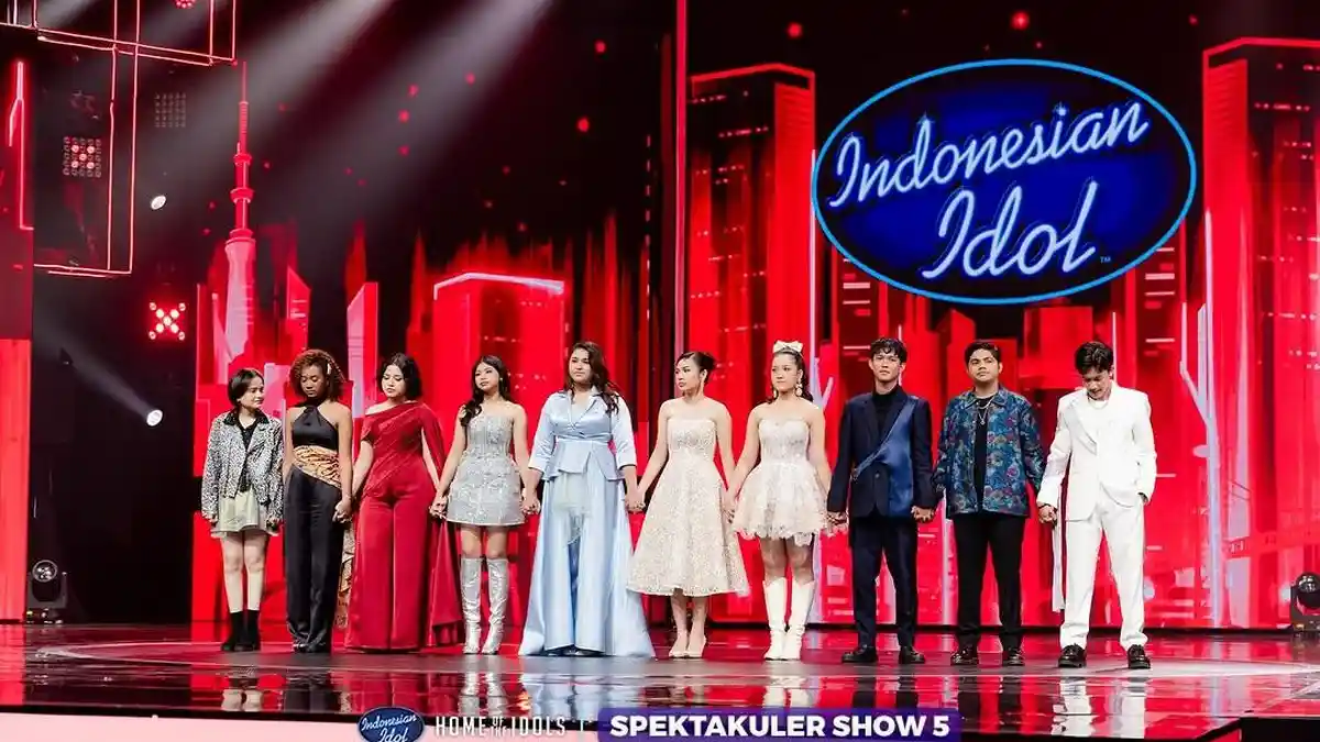 Daftar Lengkap Nama-nama Top 9 Indonesian Idol 2025 yang Lolos dan Lanjut ke Spektakuler Show 6