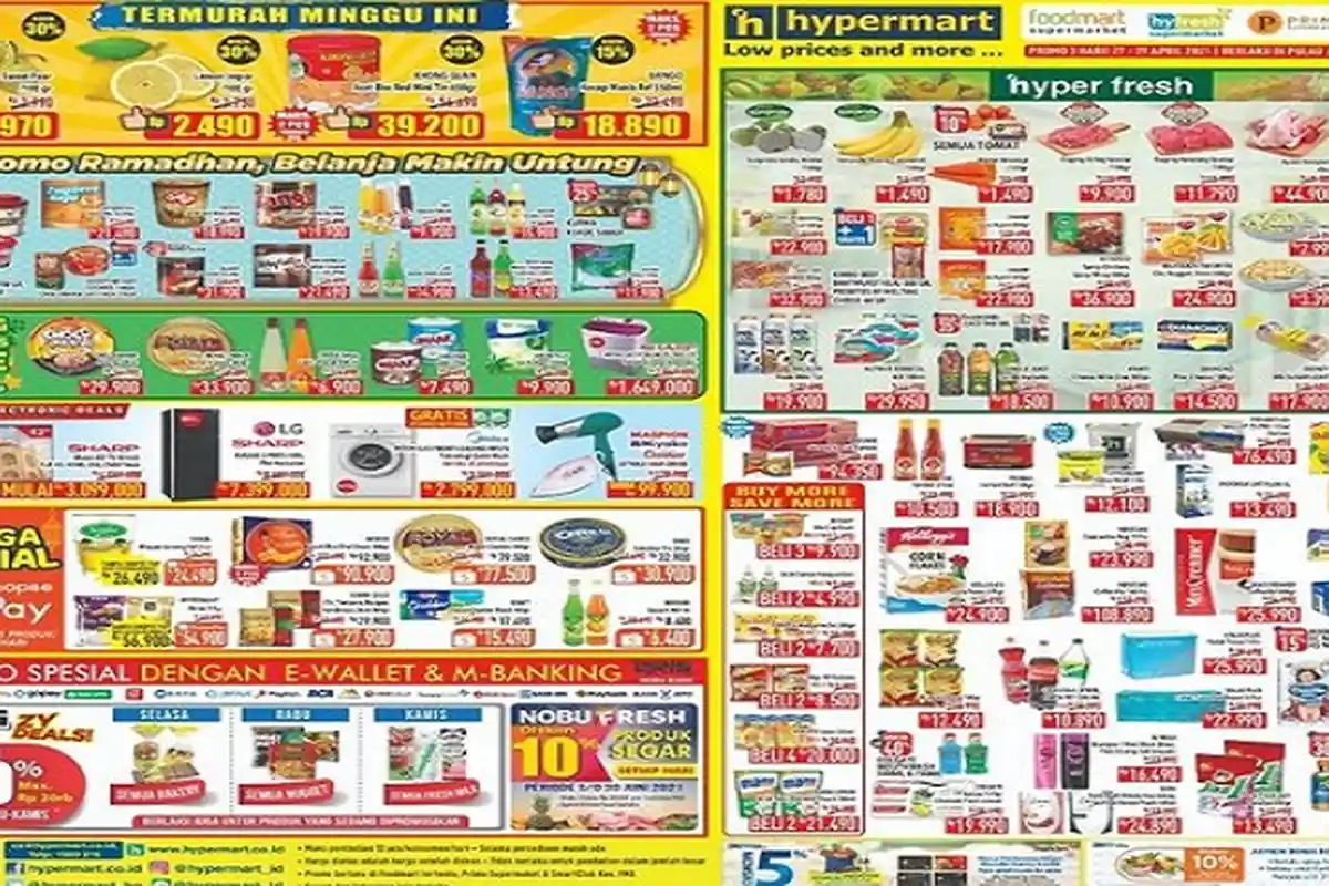 Hypermart Hari Ini hingga Besok Kamis 29 April 2021 Ikan Kaleng ABC Rp 7.900, Diskon 30% Khong Guan