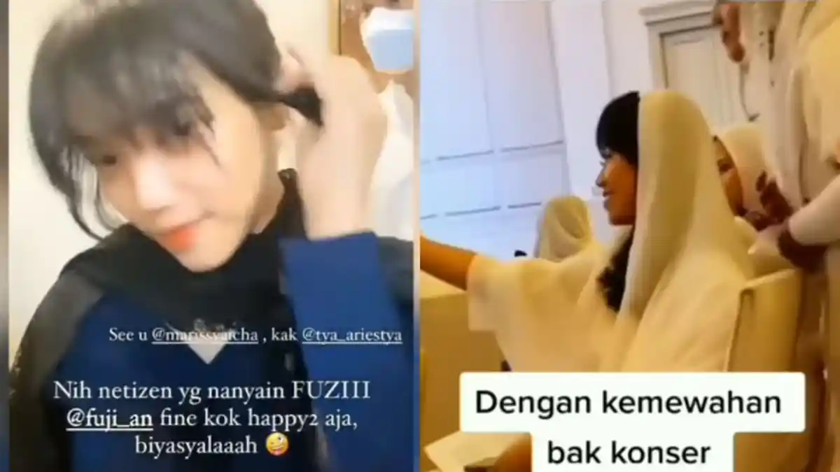 Beda Gaya Para Adik di Acara 40 Harian, Fuji Tampak Lelah, Tampang Mayang Full Makeup Bak Konser