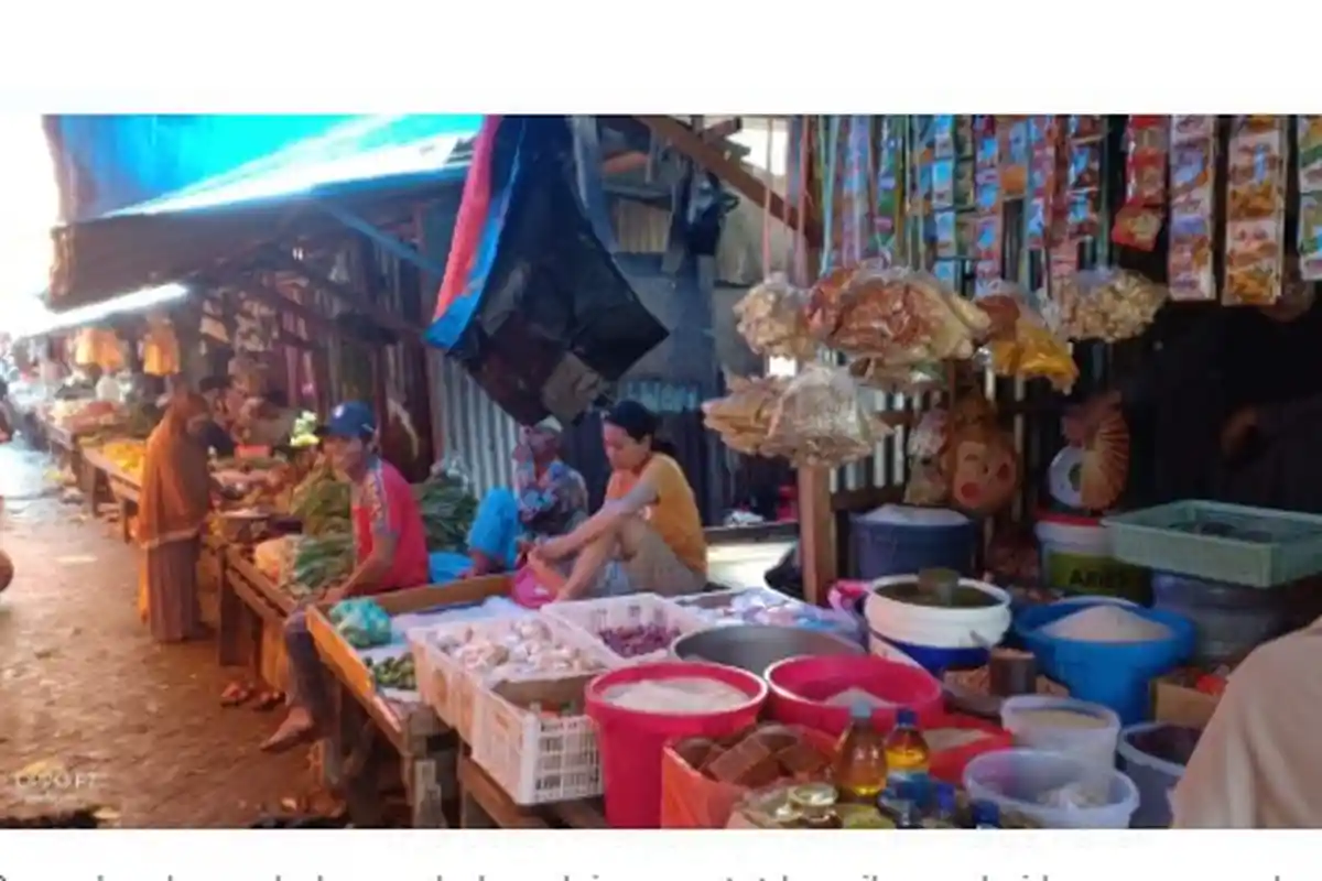 Segini Harga Bawang, Beras, dan Ayam Potong Jelang Ramadan di Pasar Pabaengbaeng Makassar
