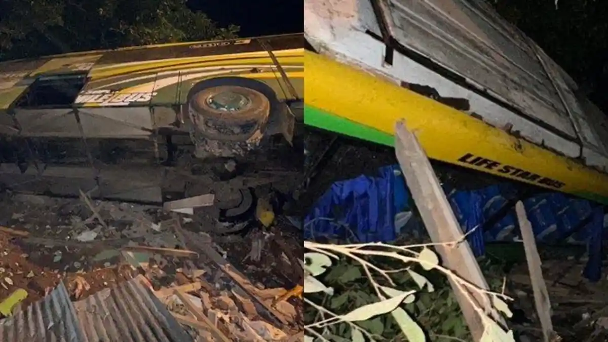 Kecelakaan Pukul 17.30 WIB Rombongan Anak TK-PAUD Blitar Tabrak 2 Rumah dan Musala, Diduga Rem Blong