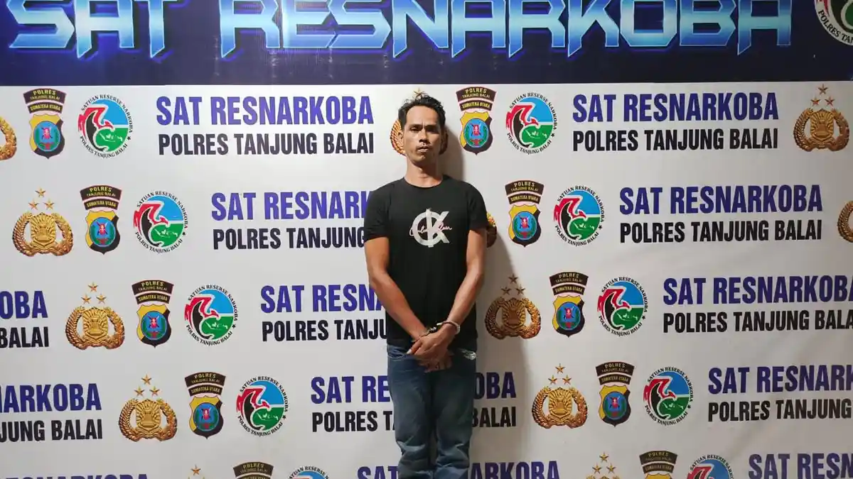 Satres Narkoba Polres Tanjung Balai Pemilik Pil Ekstasi 72,5 Butir, Temannya D DPO 