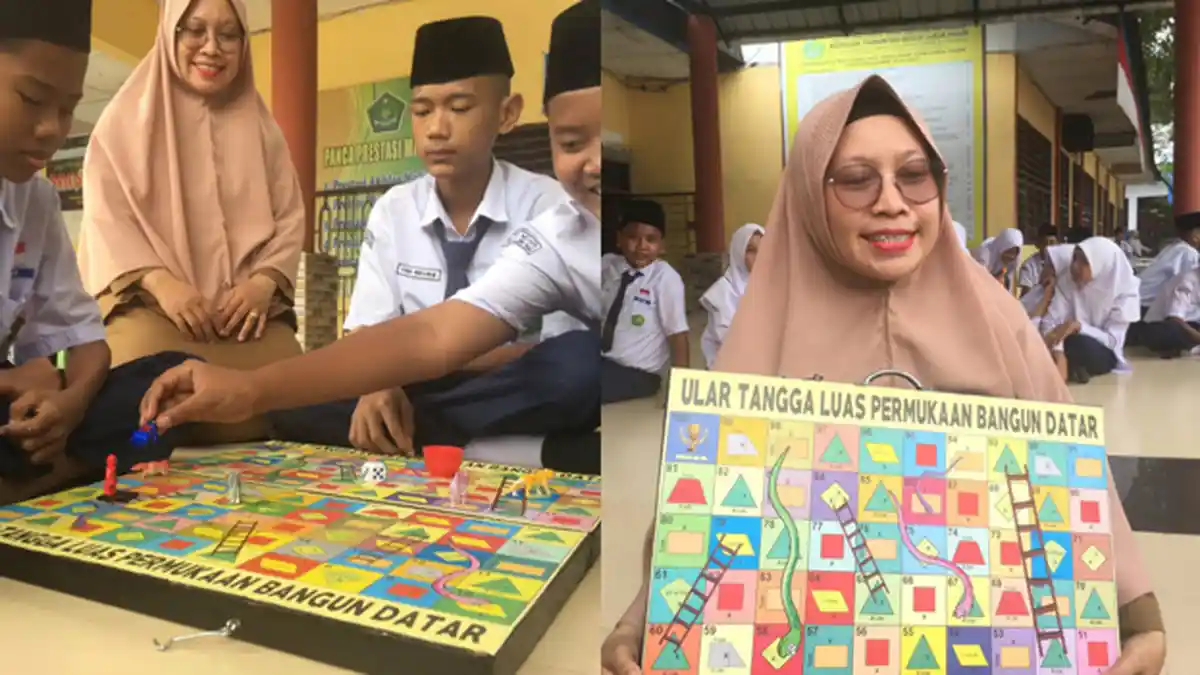Permudah Pelajar Pahami Matematika, Madrasah Tsanawiah Negeri 2 Gunakan Permainan Ular Tangga