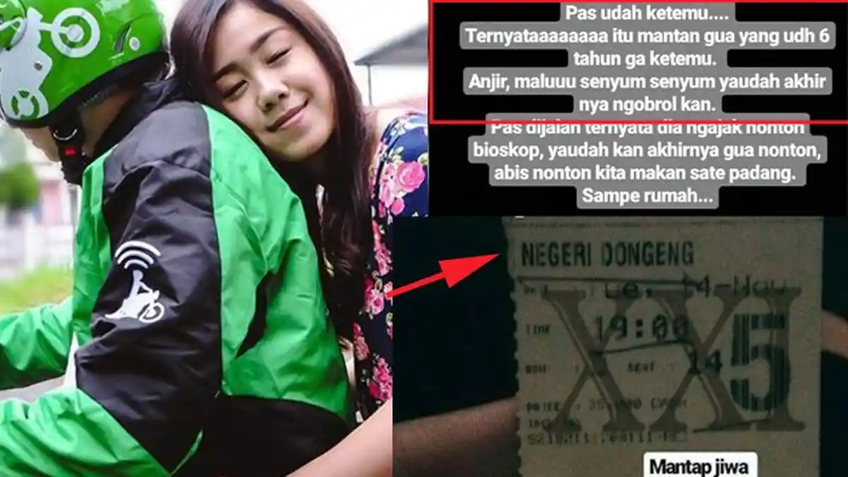 Cewek Ini Sangat Kaget, Ternyata Driver Ojek yang Menjemputnya Mantan Pacar, Berikut Kisahnya!