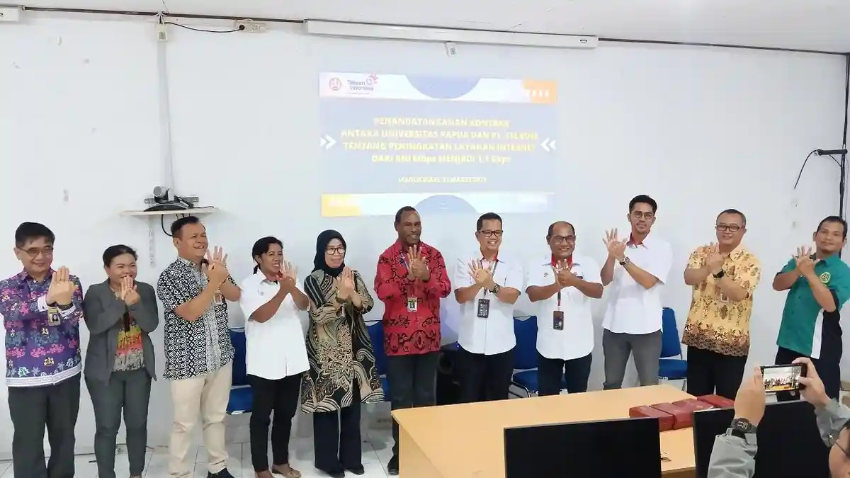 UNIPA Tingkatkan Kapasitas Internet 1,1 Gbps, Meky Sagrim: Yakin dan Percaya Tidak Ada Kendala Lagi