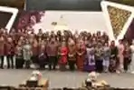 Ketum Dharma Pertiwi Hadiri Opening Batik Nusantara