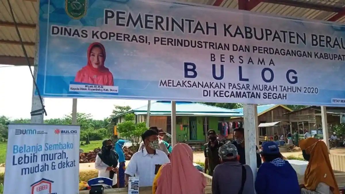 Stabilkan Harga Jelang Natal dan Tahun Baru, Diskoperindag Berau Gelar Pasar Murah