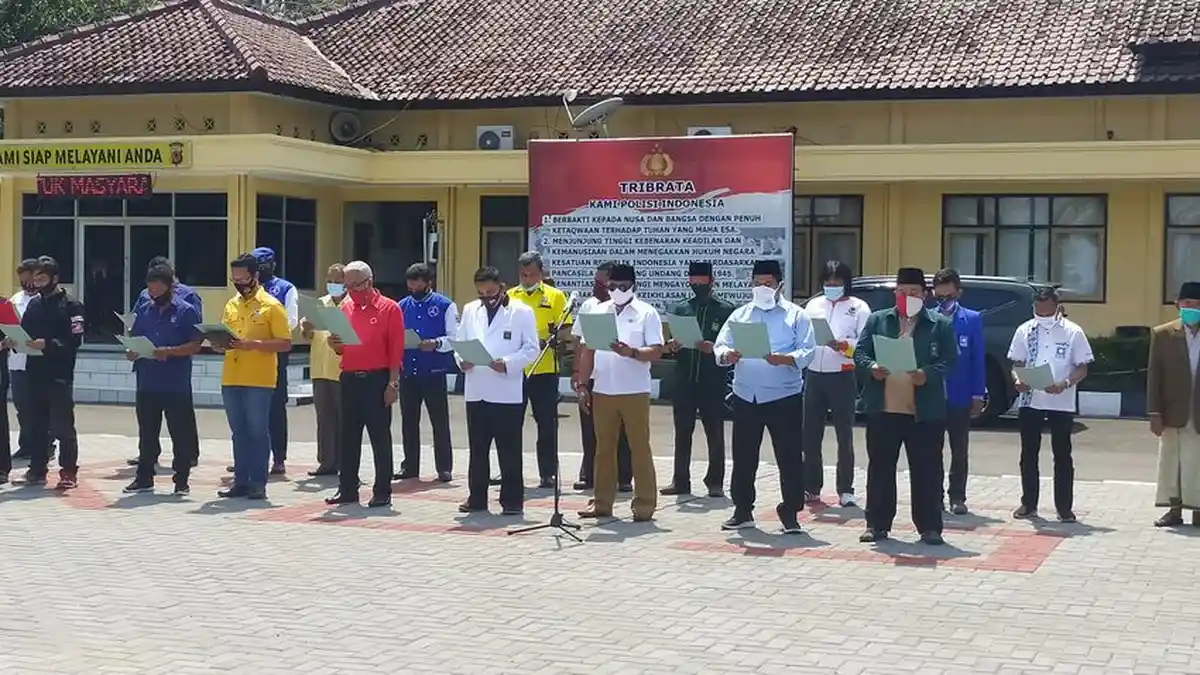Pilkada saat Pandemi, Parpol di Sukabumi Deklarasi Patuhi Protokol Kesehatan