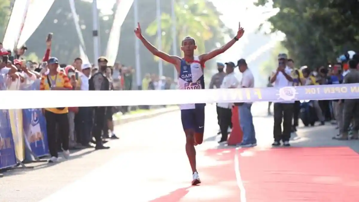 Ribuan Peserta Balikpapan Open 10K Dilepas, Atlet Asal Jawa Barat Finish 31 Menit