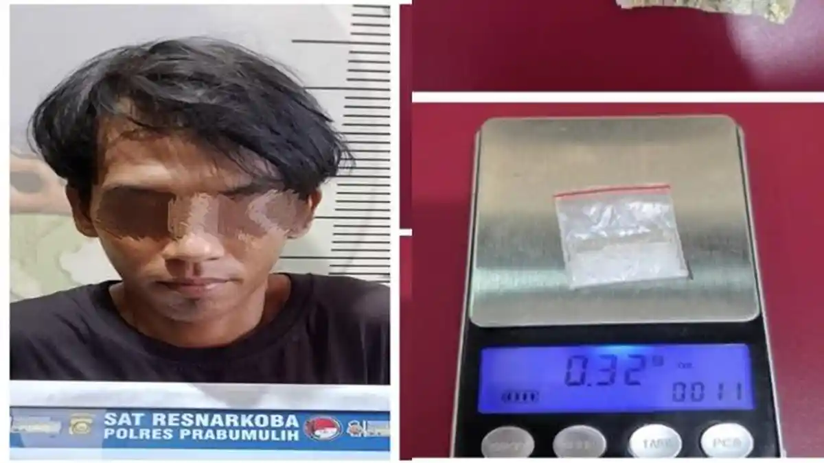 Pria Jagoan di Prabumulih Ini Kecele Ditinggal Rekannya saat Lagi Jual Sabu, Pasrah Dikepung Polisi