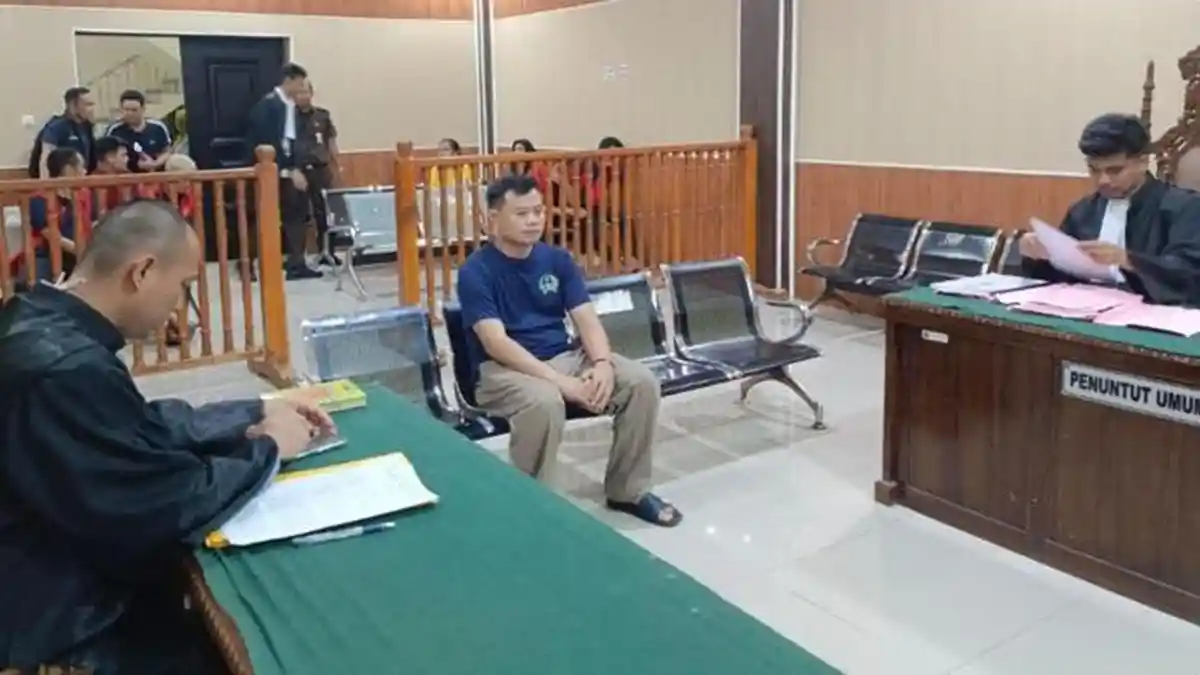 Beli Sabu dari Istri Siri, Oknum Polisi Didakwa Pasal Berlapis di PN Lubuklinggau