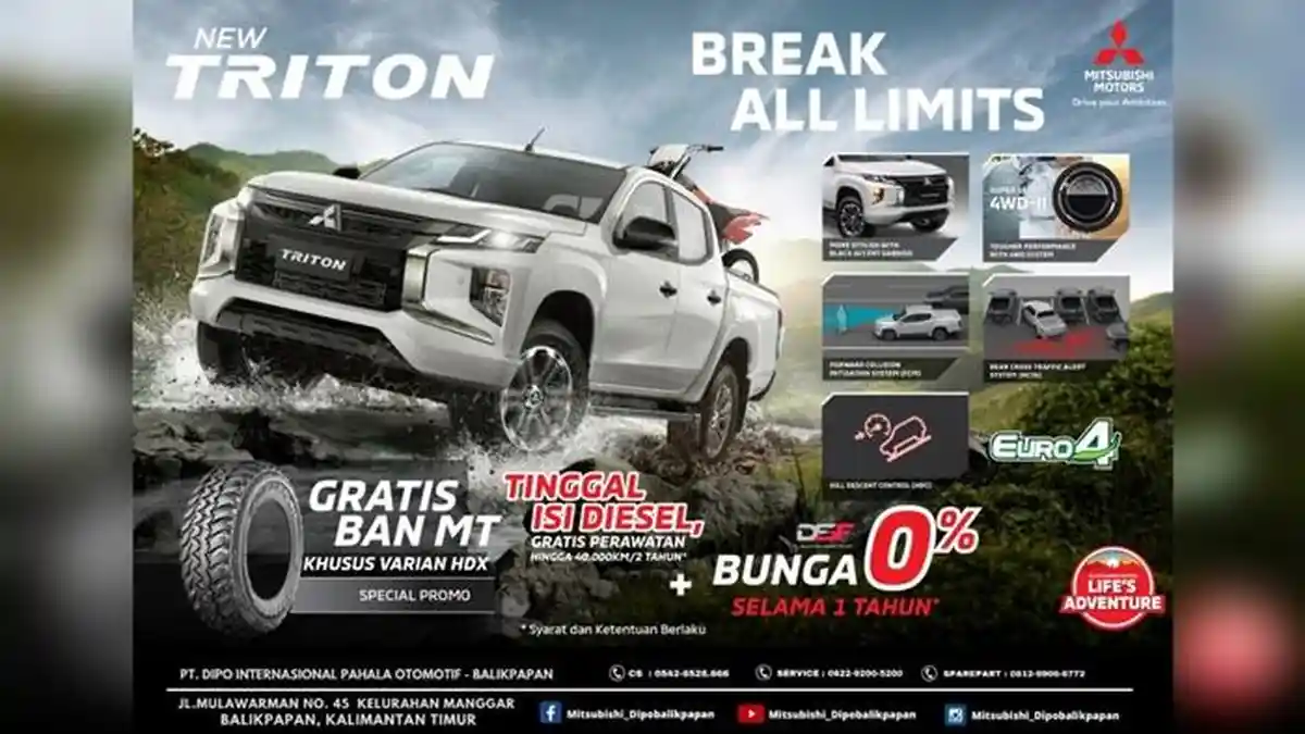 Program Mitsubishi Motors Menuju Ramadhan 2023, Jangan Lewatkan Promo New Colt L300 dan Triton 4x4