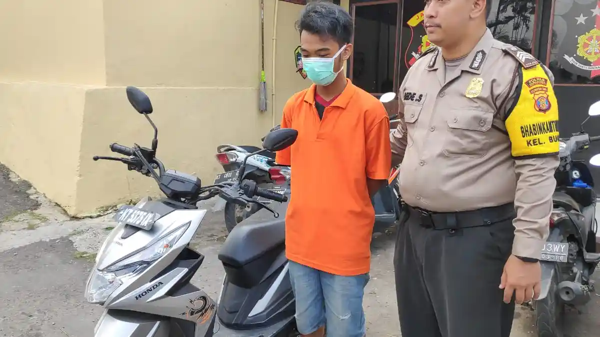 Pelaku Curanmor Samarinda Ini Beraksi Pakai Kunci Cadangan Motor Korban, Modusnya Seperti Ini