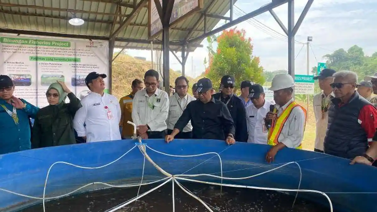 Pj Gubernur Kaltim Akmal Malik Kunjungi Area Pascatambang PT Berau Coal
