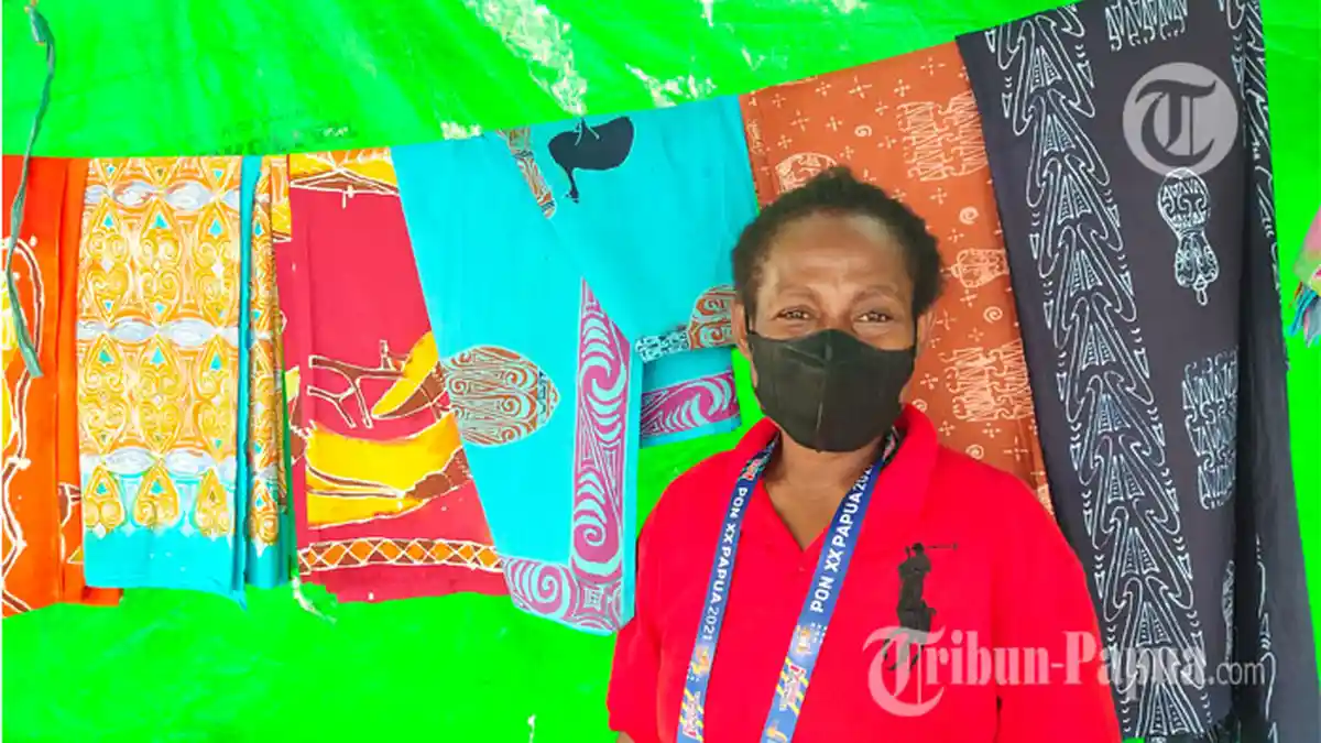 Kisah Mama Papua Belajar Membatik, Karyanya Dijual di UMKM PON XX