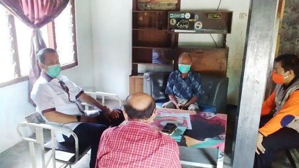 Kakek 70 Tahun di Wonogiri Sembuh dari Corona, Kepulangannya Disambut Meriah Warga Desa