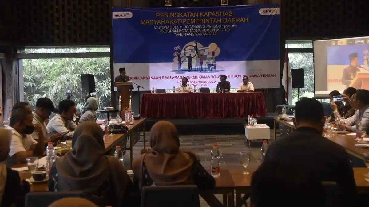 Percepatan Penanganan Kawasan Kumuh, Pemkab Wonosobo Gelar Workshop Kotaku