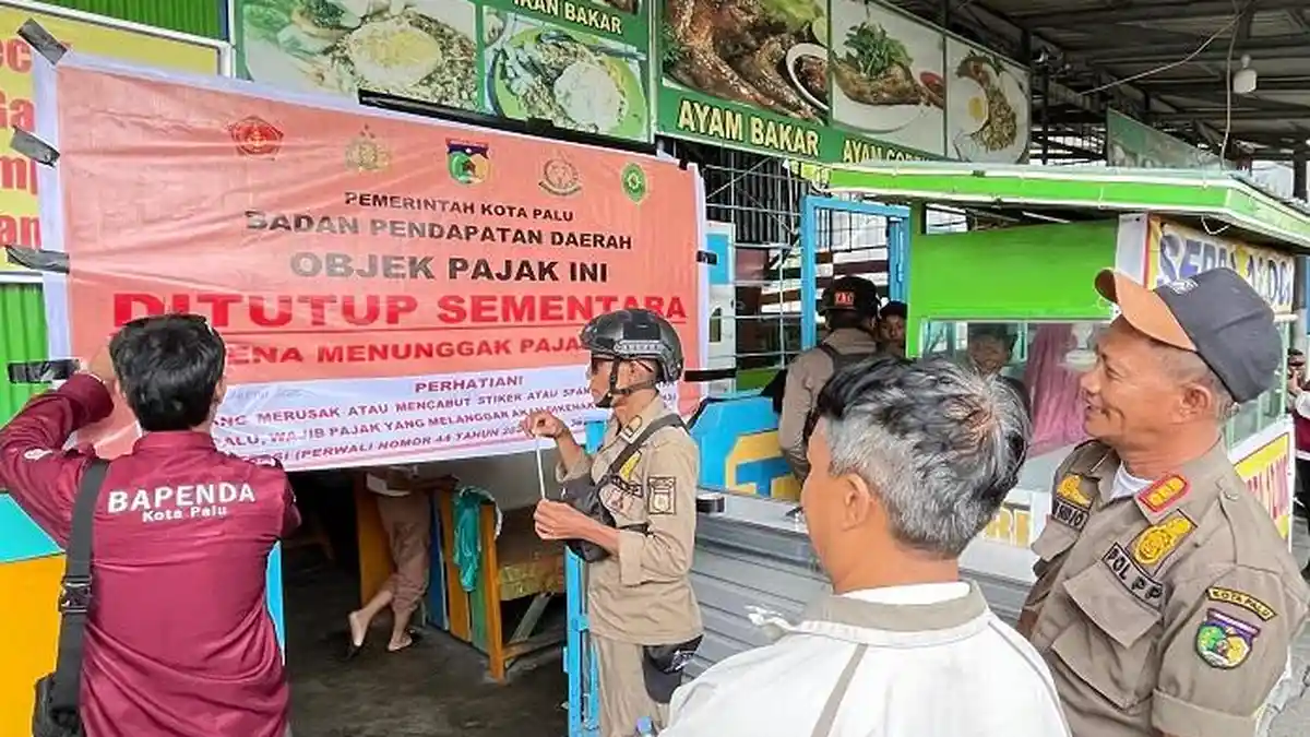 Pemkot Palu Segel Sementara Lima Tempat Usaha, Ini Penjelasannya