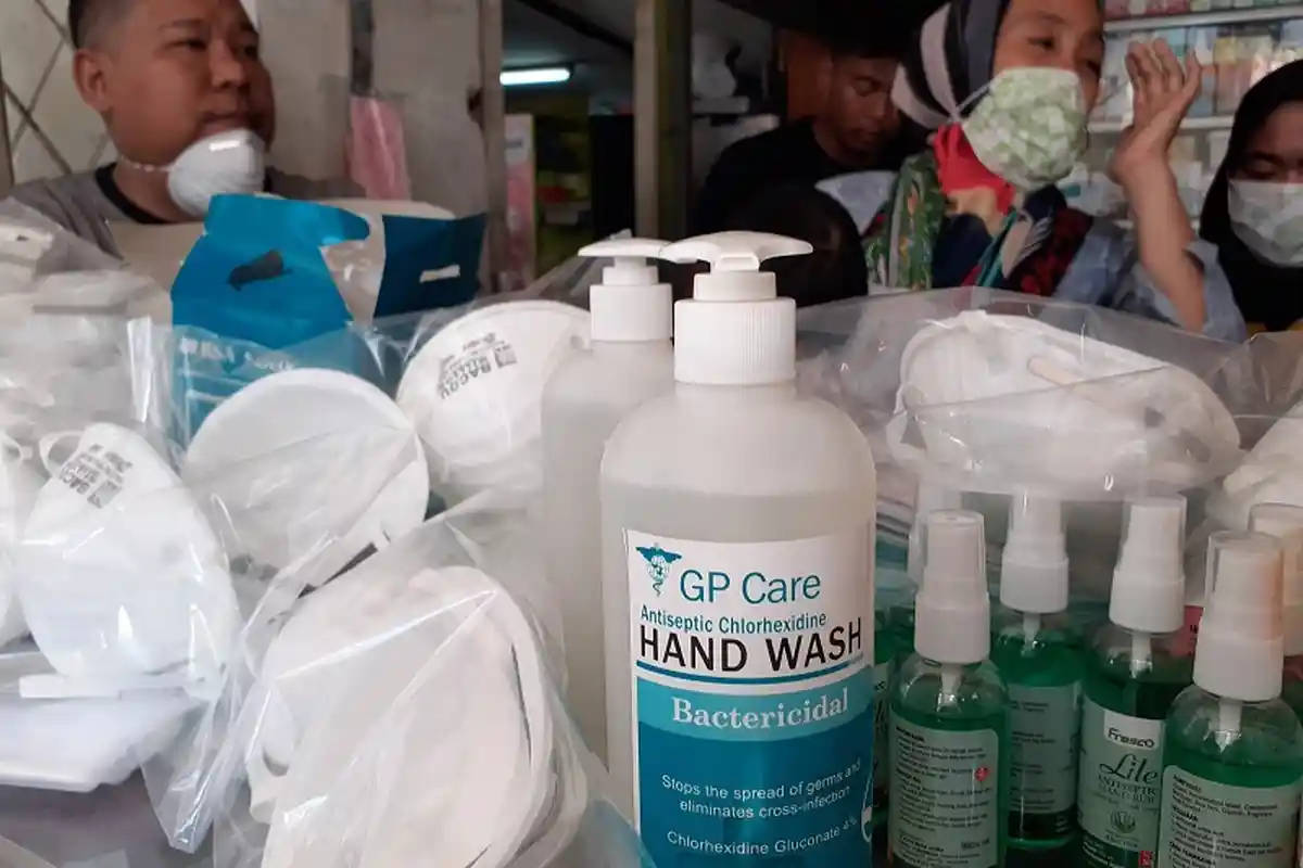 Selain Masker, Cairan Pembersih Tangan Laris di Pasar Proyek Bekasi, Harga Naik Dua Kali Lipat