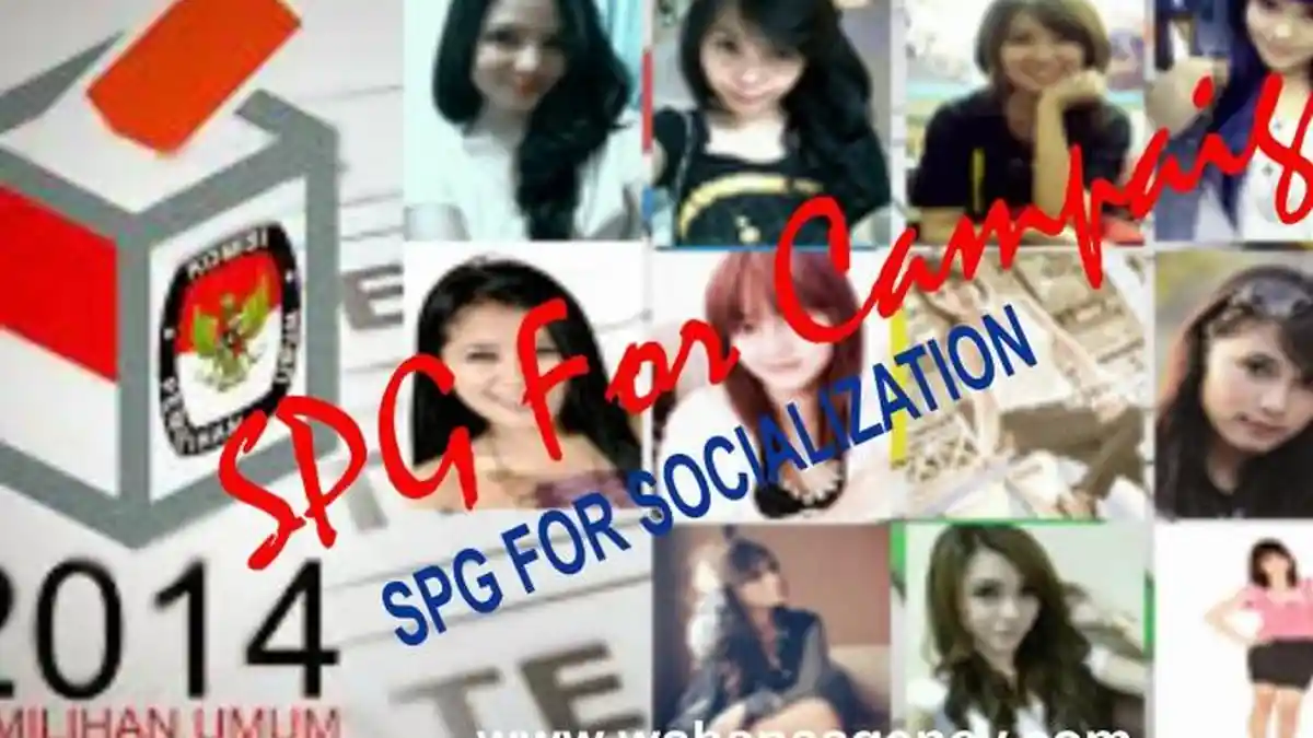 SPG Caleg Dibayar Rp 3 Juta per Hari