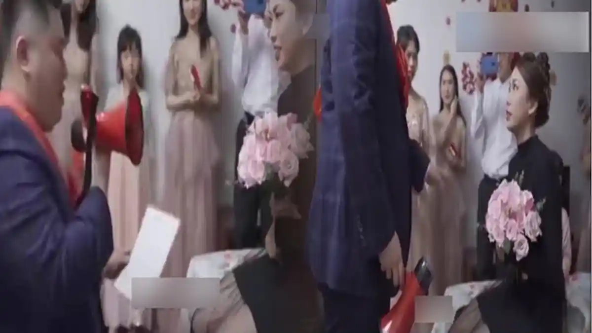 Diminta Ucapkan Sumpah Pernikahan, Pengantin Pria Ini Marah Hingga Lempar Toa ke Mempelai Wanita
